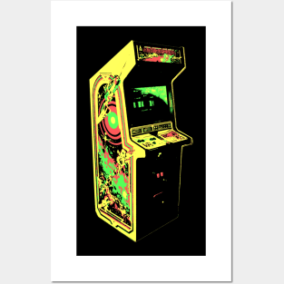 Space Duel Retro Arcade Game 2.0 Posters and Art